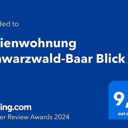 Ferienwohnung Schwarzwald-Baar Blick Donaueschingen Kültér fotó